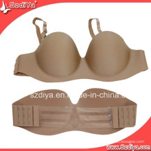 Lace Design Tissu Strapless Adhesive Hot Bra (DYSUP-001)